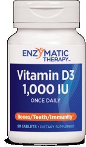 Vitamin D3 1000 IU (90 tabs)* Enzymatic Therapy
